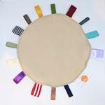 Load image into Gallery viewer, Little Green Bear Molehill Taggie baby-blanket