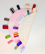 Load image into Gallery viewer, My Little Star- Pink Molehill Taggie baby-blanket