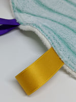 Load image into Gallery viewer, Teal Tiger Molehill Taggie baby-blanket