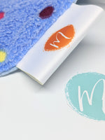 Load image into Gallery viewer, Spring Polka Dot Molehill Taggie baby-blanket