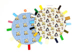 Load image into Gallery viewer, Winnie the Pooh Taggie baby blanket (blue)