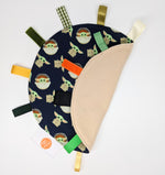 Load image into Gallery viewer, Baby Yoda Molehill Taggie baby-blanket