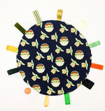 Load image into Gallery viewer, Baby Yoda Molehill Taggie baby-blanket