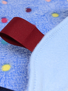 Spring Polka Dot Molehill Taggie baby-blanket